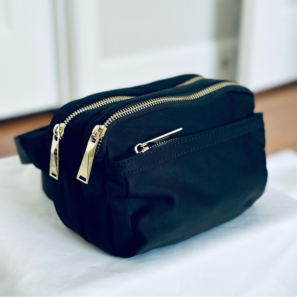 ZORFIN Black Camo Fanny Pack Waist Bag